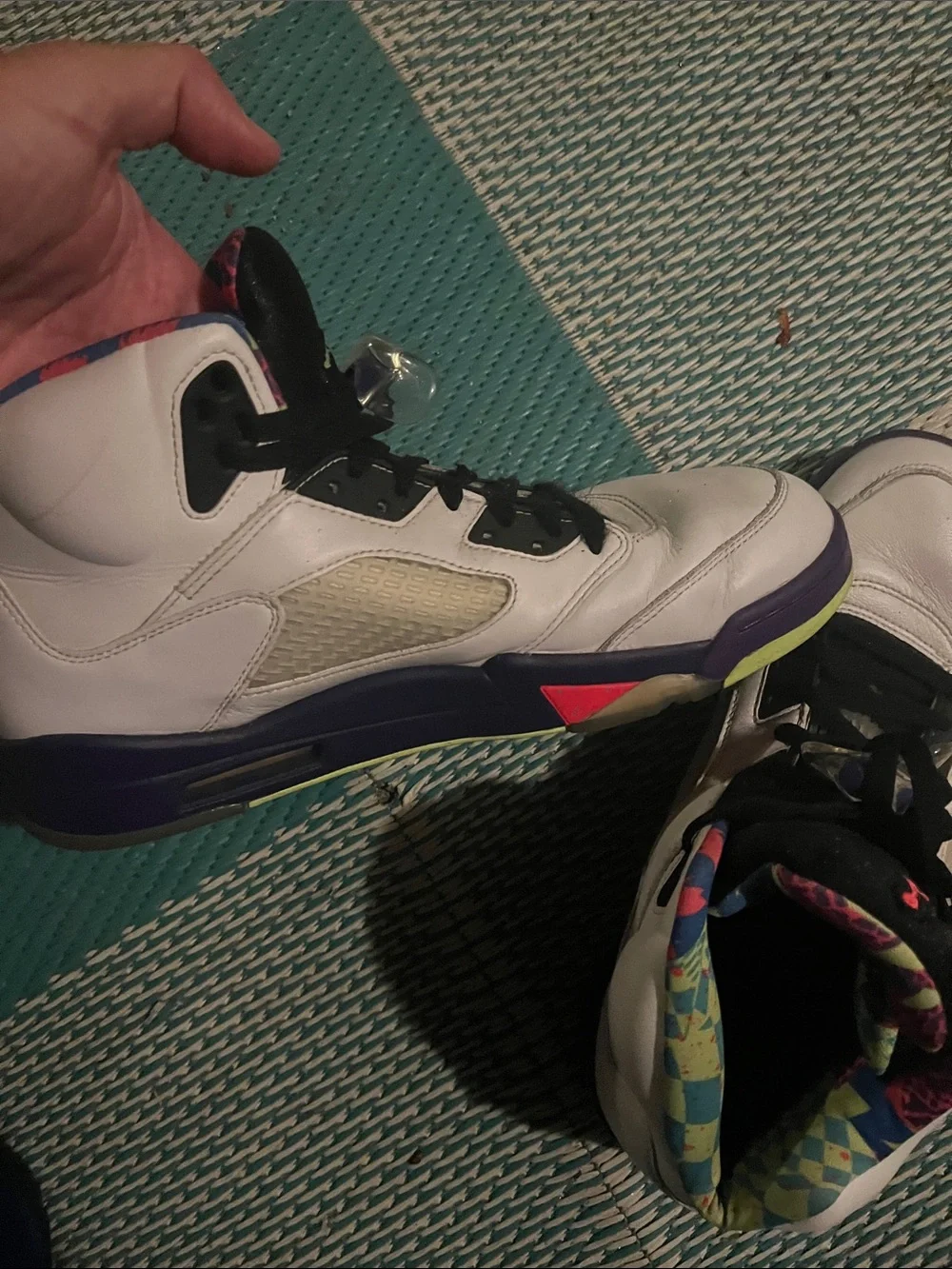 Authentic Air Jordan fives Fresh Prince of Bel-Air size 11